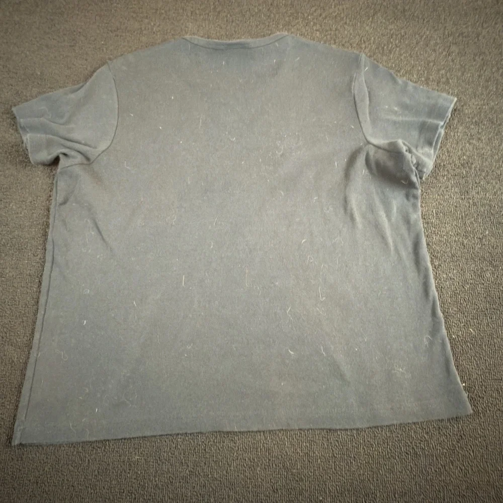 Vintage Women's Black Graphic‎ M. Fasis By California Blue Size 2XL